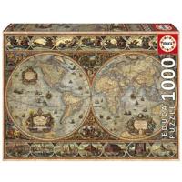 Puzzel - EDUCA - Orbis Terrarum - 1000 stukjes - Thema Reizen en kaarten - Gemengd