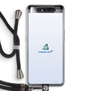 MSN: Samsung Galaxy A80 Transparant Hoesje met koord
