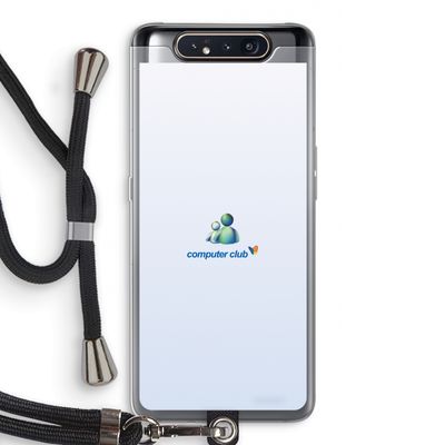 MSN: Samsung Galaxy A80 Transparant Hoesje met koord