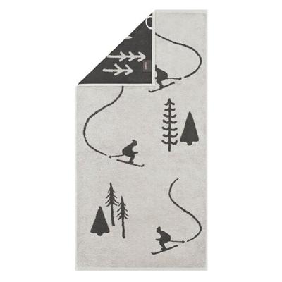 Cawö Cawö Winter Edition 6272 Douchelaken 70x140 platin/basalt