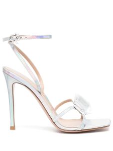 Gianvito Rossi escarpins à effet holographique 115 mm - Argent