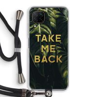 Take me back: Huawei P40 Lite Transparant Hoesje met koord
