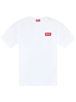 Diesel T-Nlabel-L1 logo-appliqué T-shirt - Blanc