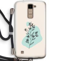 Violets are blue: LG K10 (2016) Transparant Hoesje met koord