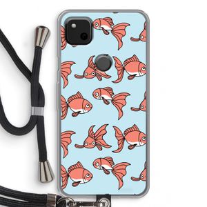 Blub: Pixel 4a Transparant Hoesje met koord