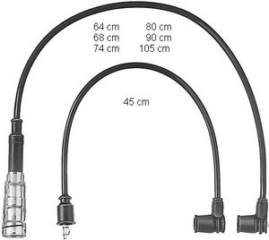 Bougiekabelset ZEF437