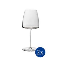 VILLEROY & BOCH - Metrochic- Witte wijnglas 0,59l s/2 NIEUW