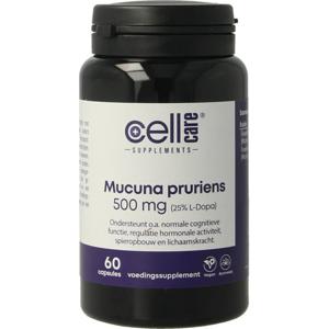 Cellcare Mucuna pruriens 500mg (25% L-dopa)