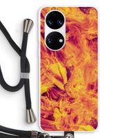 Eternal Fire: Huawei P50 Transparant Hoesje met koord