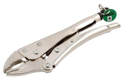 Bahco Griptang | met veiligheidsring | gebogen bek | verchroomd | 235 mm - TAH2951-250
