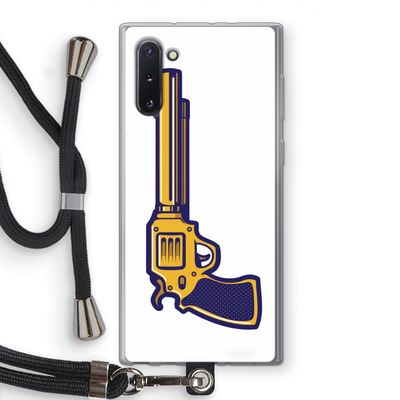 Pew Pew Pew: Samsung Galaxy Note 10 Transparant Hoesje met koord