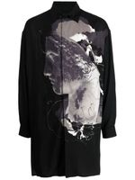 Yohji Yamamoto chemise 218/1+227/1 R-Yohji Has B - Noir - thumbnail