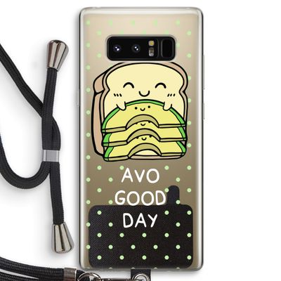 Avo Good Day: Samsung Galaxy Note 8 Transparant Hoesje met koord