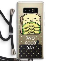 Avo Good Day: Samsung Galaxy Note 8 Transparant Hoesje met koord
