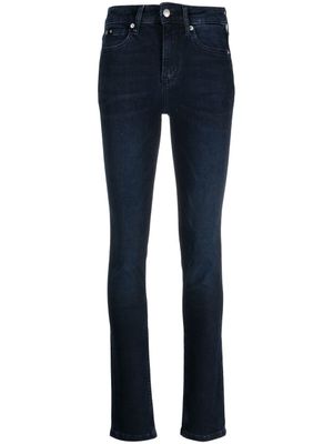 Calvin Klein Jeans jean skinny à taille mi-haute - Bleu