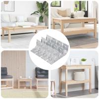 VidaXL Beugel 12 pcs verzinkt 106 x 55 x 1,5mm staal