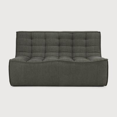 Ethnicraft Modulaire Bank 'N701' Eco, 2-zits, kleur Moss