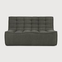 Ethnicraft Modulaire Bank 'N701' Eco, 2-zits, kleur Moss