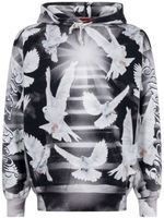 Supreme hoodie Doves à imprimé graphique - Noir