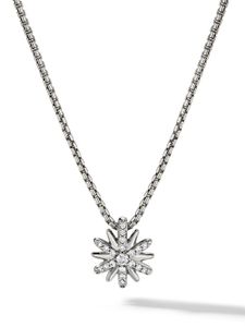 David Yurman collier Petite Starburst en argent sterling serti de diamants