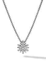 David Yurman collier Petite Starburst en argent sterling serti de diamants - thumbnail