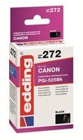 Edding Inktcartridge vervangt Canon PGI-525PGBK Compatibel Zwart EDD-272 18-272