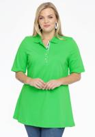 Yoek Polo-shirt flare | Groen | Maat 54/56