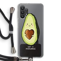 Avocuddle: Samsung Galaxy A32 5G Transparant Hoesje met koord