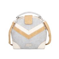 Hi-di-hi Rugzak/Schoudertas Champion Licht Grijs/Wit/Oker Geel - thumbnail
