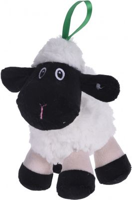 Tender Toys knuffelschaap 22 cm zwart Tender Toys knuffelschaap 22 cm zwart