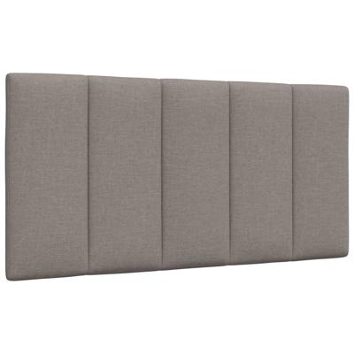 Hoofdbordkussen "Hanko" 100 cm stof taupe