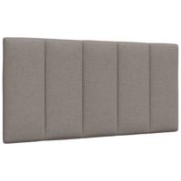 Hoofdbordkussen "Hanko" 100 cm stof taupe