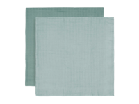 Hydrofiele Doek Large 115x115cm Bamboe Katoen - Ash Green - 2 Stuks