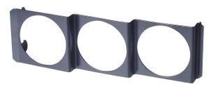 Performence Instrument DIN Panel Metal for 3x52 mm inst zwart PID352
