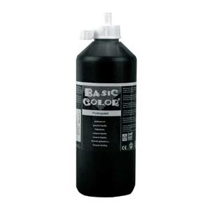 Basic Plakkaatverf zwart 500 ml
