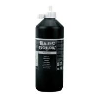 Basic Plakkaatverf zwart 500 ml