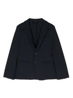 Il Gufo blazer oversize à revers crantés - Bleu