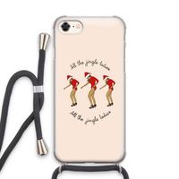 Jingle Ladies: iPhone 8 Transparant Hoesje met koord
