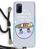 I'm A Hopeless Ramen-Tic For You: Oppo A52 Transparant Hoesje met koord