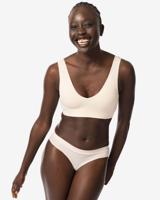 HEMA Damesstring Naadloos Micro Lichtroze (lichtroze)