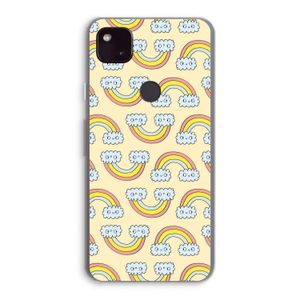 Regenboog: Google Pixel 4a 5G Transparant Hoesje