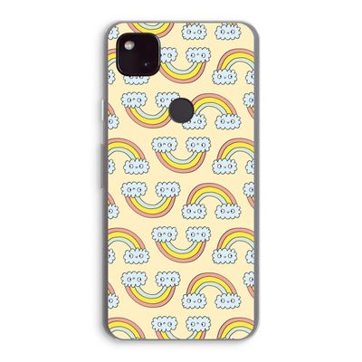 Regenboog: Google Pixel 4a 5G Transparant Hoesje