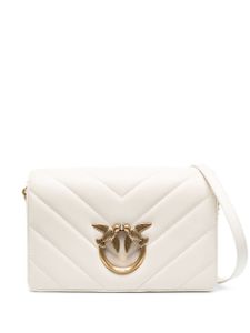 PINKO sac à bandoulière Classic Love Click - Blanc