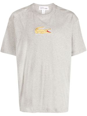 Comme Des Garçons Shirt x Lacoste t-shirt à patch logo - Gris