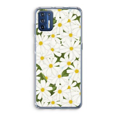 Summer Daisies: Motorola Moto G9 Plus Transparant Hoesje