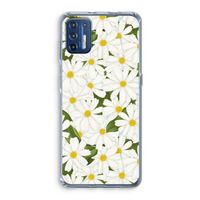Summer Daisies: Motorola Moto G9 Plus Transparant Hoesje