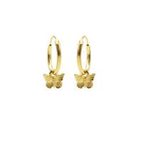 Karma Oorringen Hoops Butterfly Goud Karma Oorringen Hoops Butterfly Goud