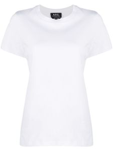 A.P.C. t-shirt à encolure ras du cou - Blanc