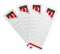 Rugetiket Quantore breed 58x190mm zelfklevend wit 10 stuks