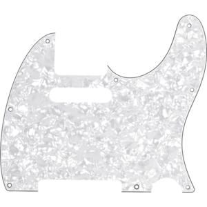 Fender 8-hole Mount Multi-Ply Telecaster Pickguard White Pearl slagplaat voor Fender Telecaster